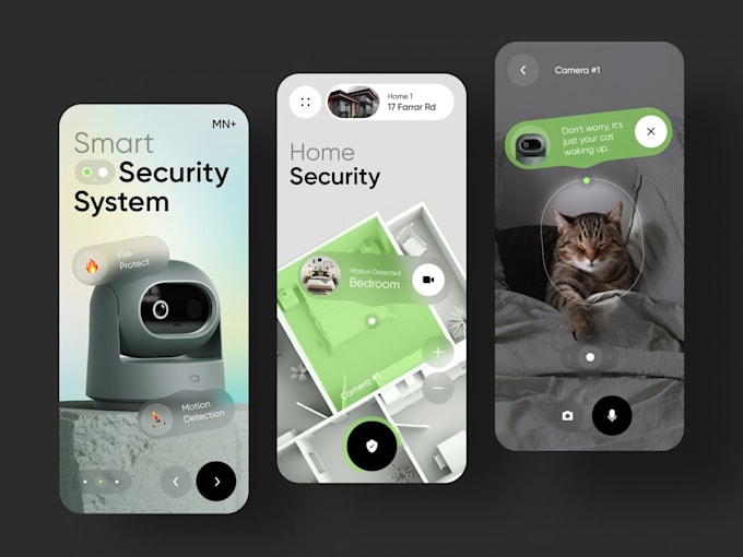 develop ai cctv app, home security app,  home security app, emergency app