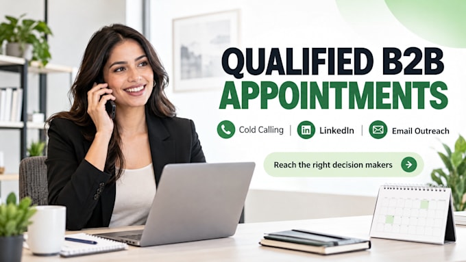 book qualified b2b sales appointments with decision makers