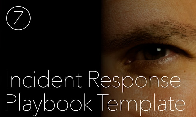 create a professional incident response playbook template for your organization