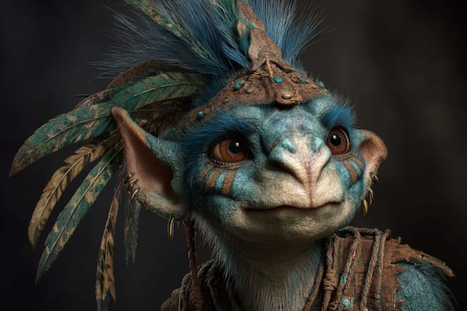 create a fantasy animal illustration