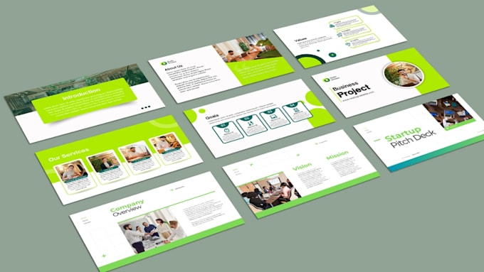 design company presentation, business,  medical, brochure proposal annual report