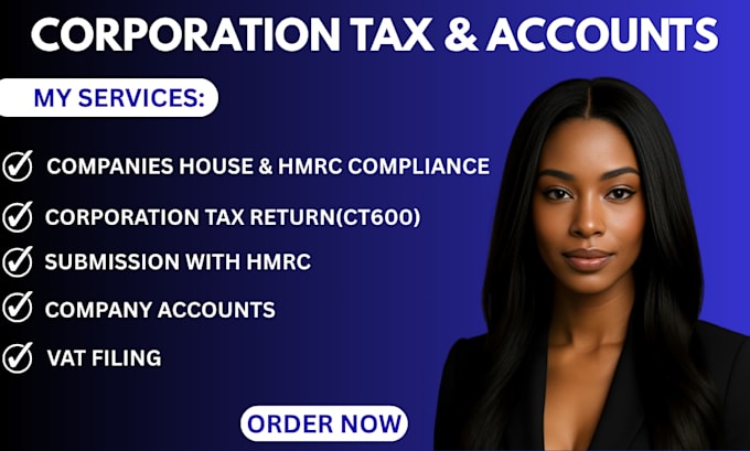 Prepare and file uk corporation tax, annual accounts and hmrc ...