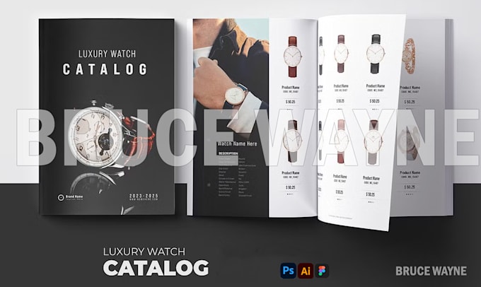 design product catalogue, shell sheet, magazine, lookbook