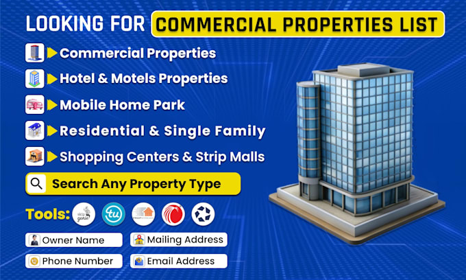 do skip tracing for commercials properties using reonomy