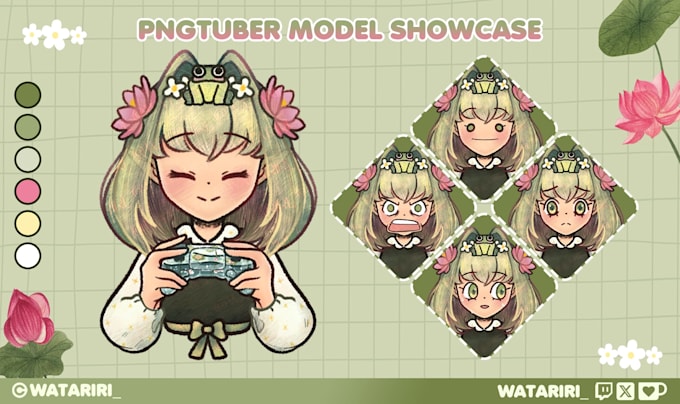 make you a customized pngtuber model
