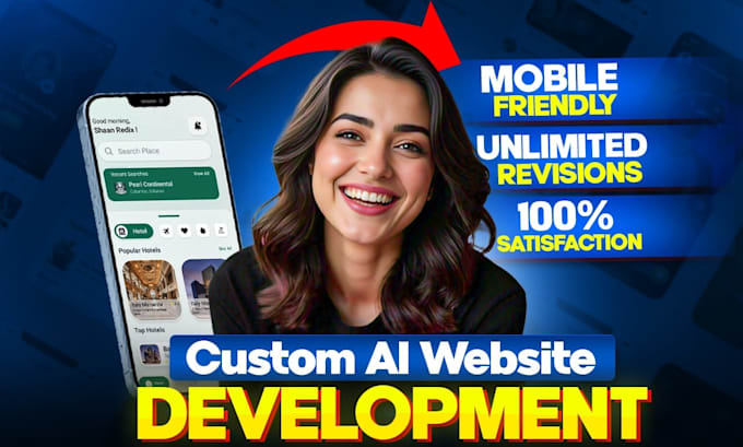 build, rebuild custom website development as front end, full stack developer