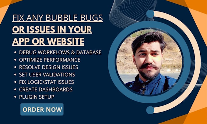 fix any bubble bug or issue in your bubble io app or website