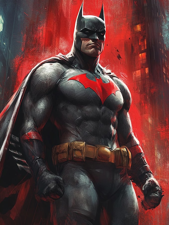 do superhero comic artwork and book