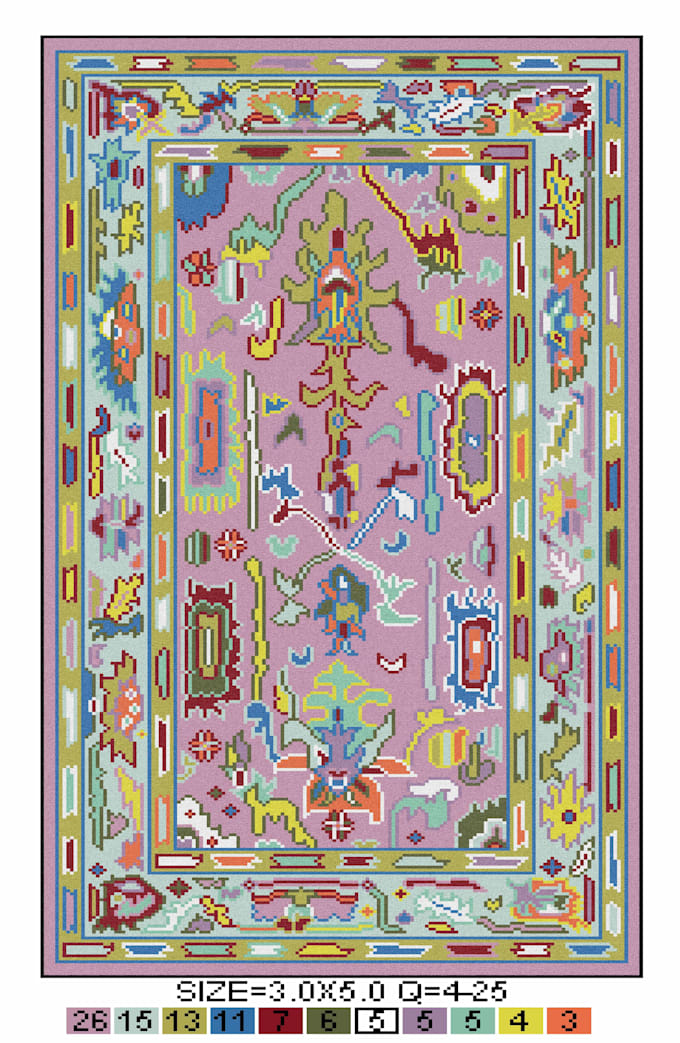 design seamless rug, carpet, and textile patterns