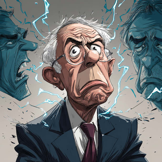 Draw a custom political cartoon for any issue by Qiphin1_ | Fiverr