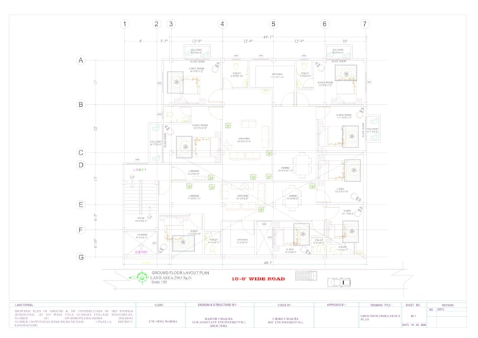 do building design 2d siteplan,architecture,structural