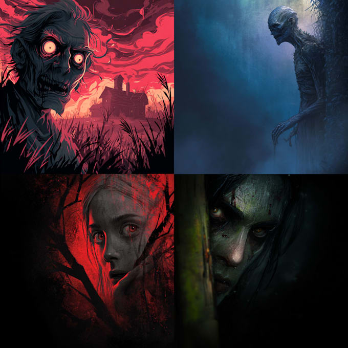 do scary fantasy horror character