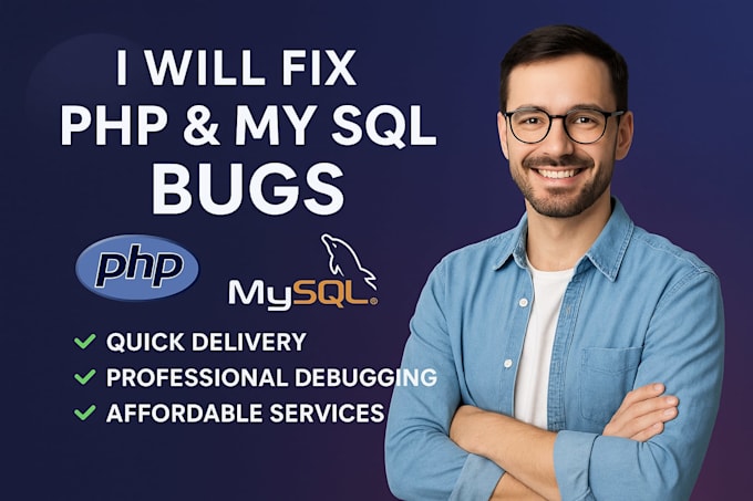 fix bug in PHP mysql website quickly