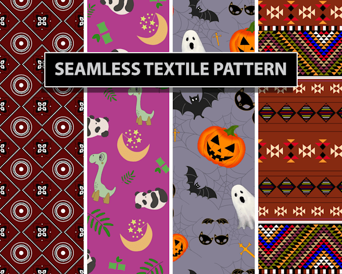 make textile prints and seamless fabric designs