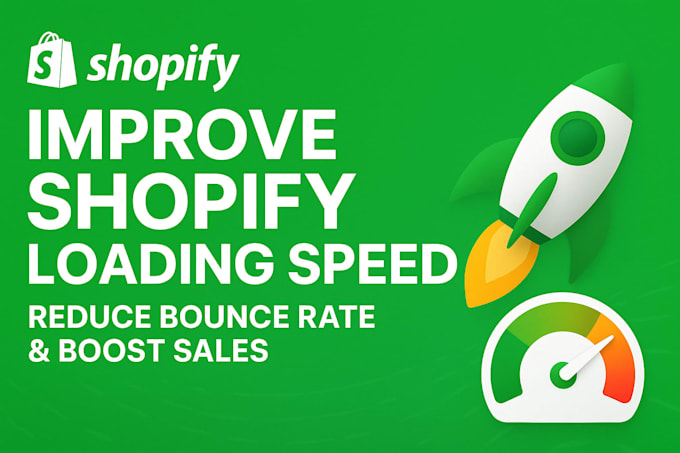improve shopify loading speed to reduce bounce rate