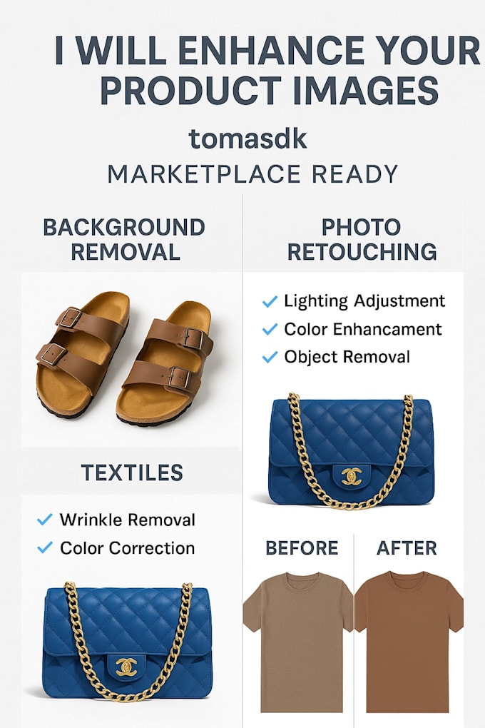 edit and retouch product photos for e commerce, amazon