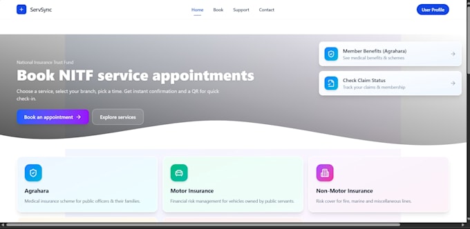 build a responsive  frontend  with react
