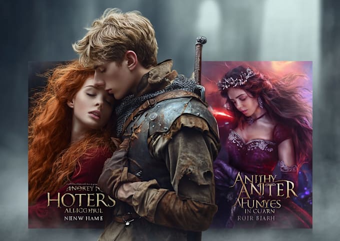 create an epic fantasy book cover