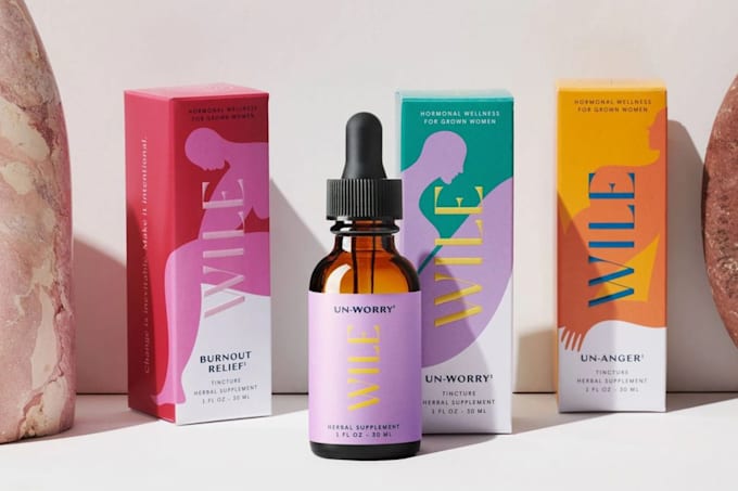 create skin care cosmetic professional packaging design label design
