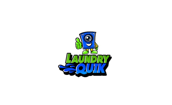 design existing innovative laundry service logo