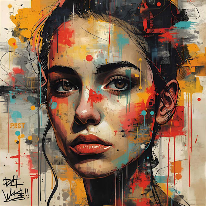 do illustration expresionism art, graffity, abstract