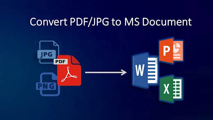 convert PDF to word, scanned images to word