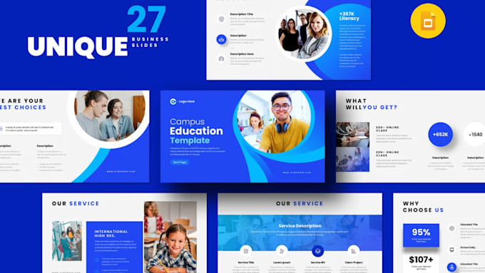 do student project slides educational webinar presentation academic lecture deck