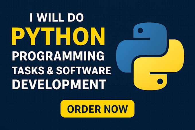 do python programming, tasks, automation, and software development