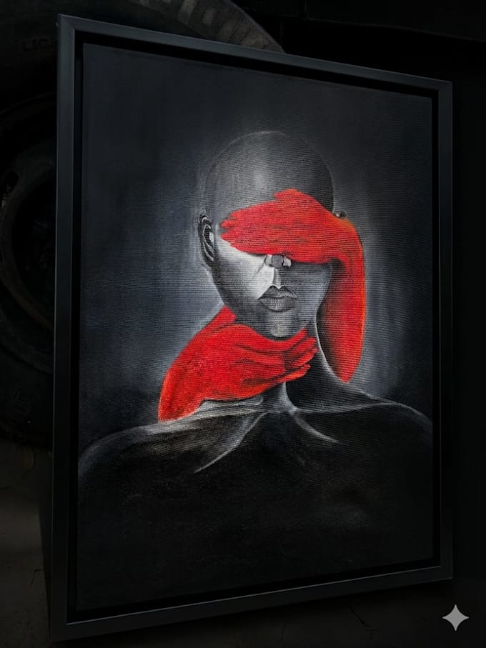 create a beautiful handmade paintings