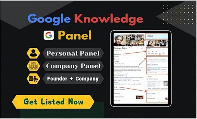 create a verified and approve google knowledgepanel for you