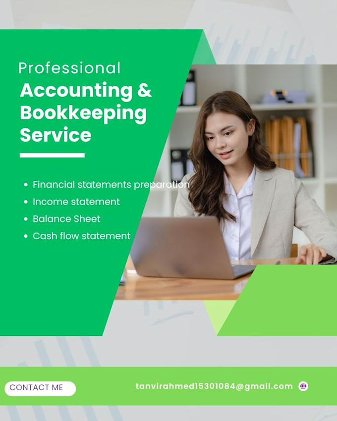 prepare income statement, balance sheet, cash flow statement