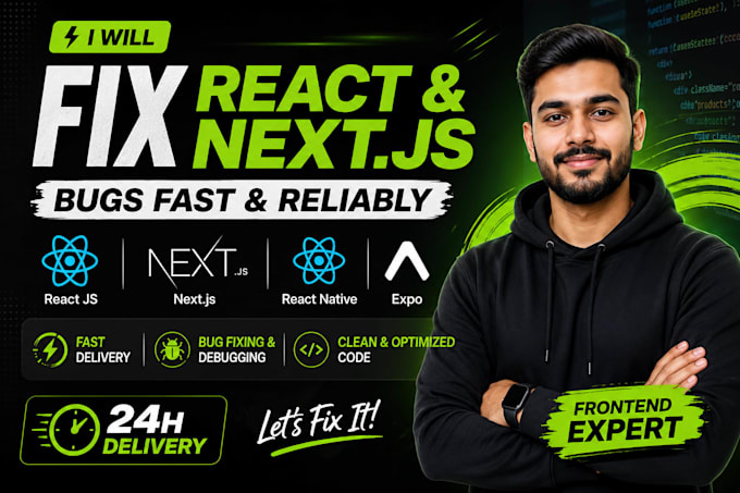 fix react js, next js and react native issues