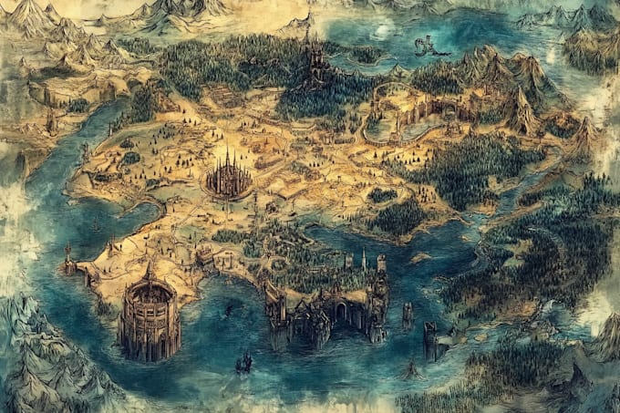 design custom maps using inkarnate for your fantasy worlds