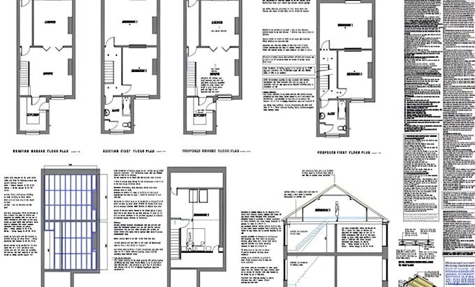 create UK building regulation drawings for hmo, loft conversions, and extensions