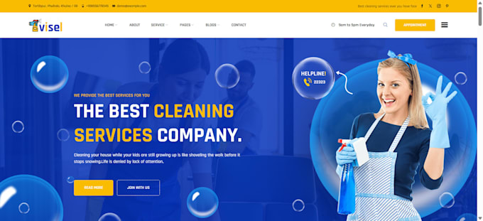 build cleaning service website pricing parameter booking koala website launch27