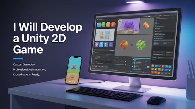 Develop a unity 2d game by Tomasparty | Fiverr