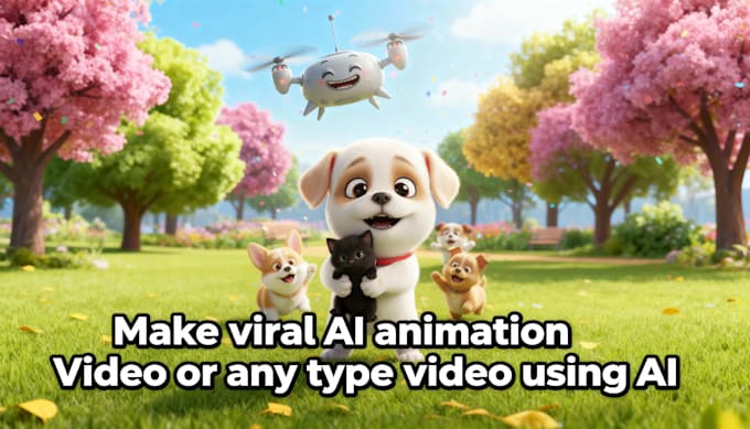 create 3d disney pixar style ai animation video