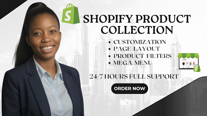 Shopify collection mega menu with custom filters page and layout ...