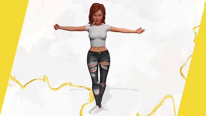 do stylized 3d fortnite character, 3d game character,