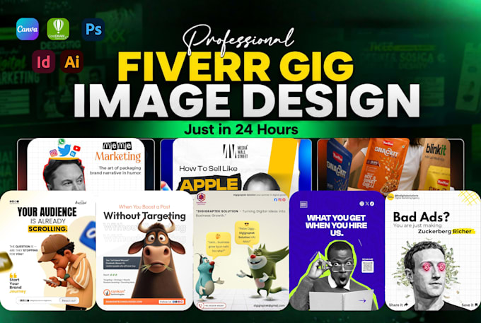 create premium product ads and social media designs