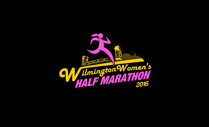 design iconic professional half marathon logo