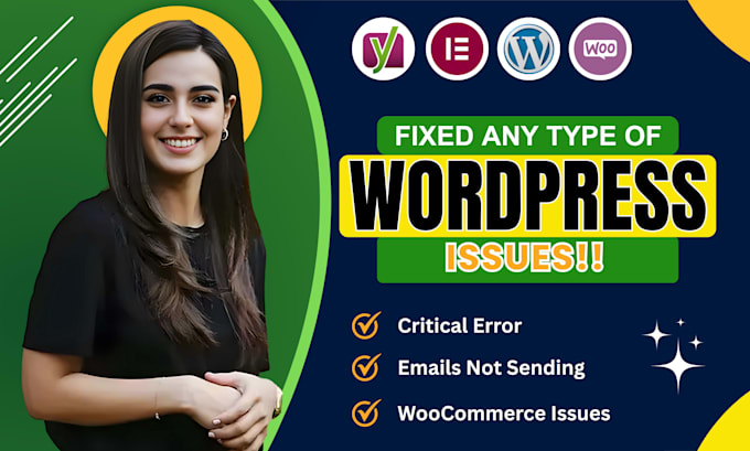 fixed wordpress issues, fix wordpress bug, fix wordpress errors, woocommerce fix