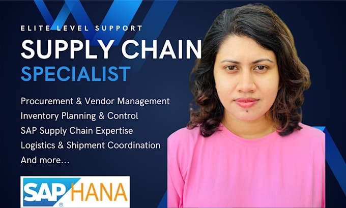 be your supply chain management expert