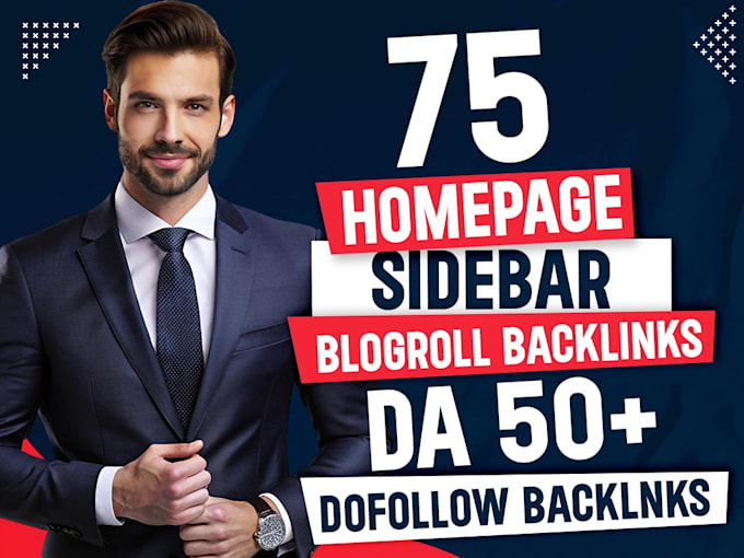 add 75 da 50 sidebar blogroll dofollow SEO backlinks