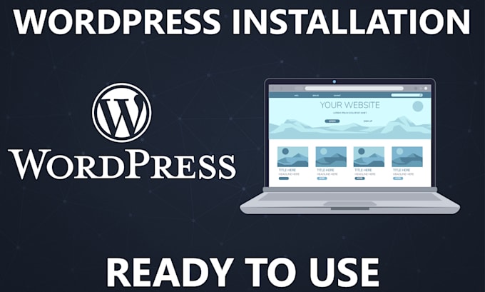 install and configure a ready to use wordpress website