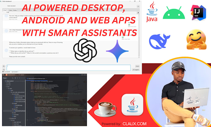 build ai powered desktop, web, or mobile applications
