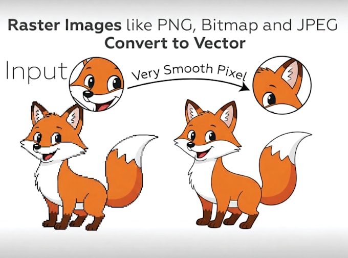 do professional vector conversion, convert image to vector