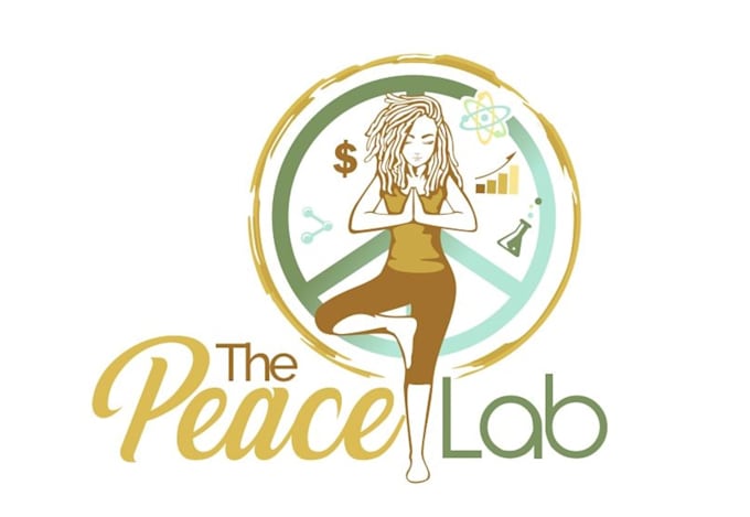 design creative eye catching  peace lab logo