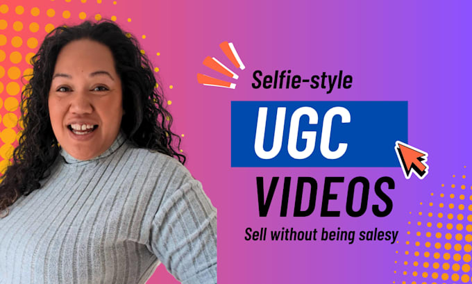 create selfie style ugc video for your social media