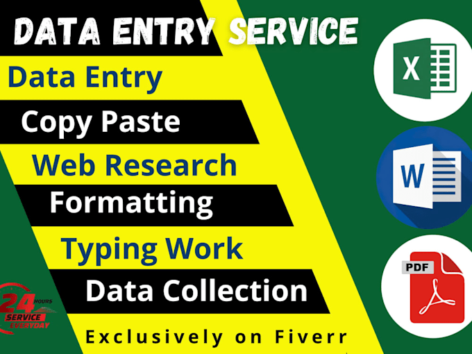 do accurate data entry typing and copy paste